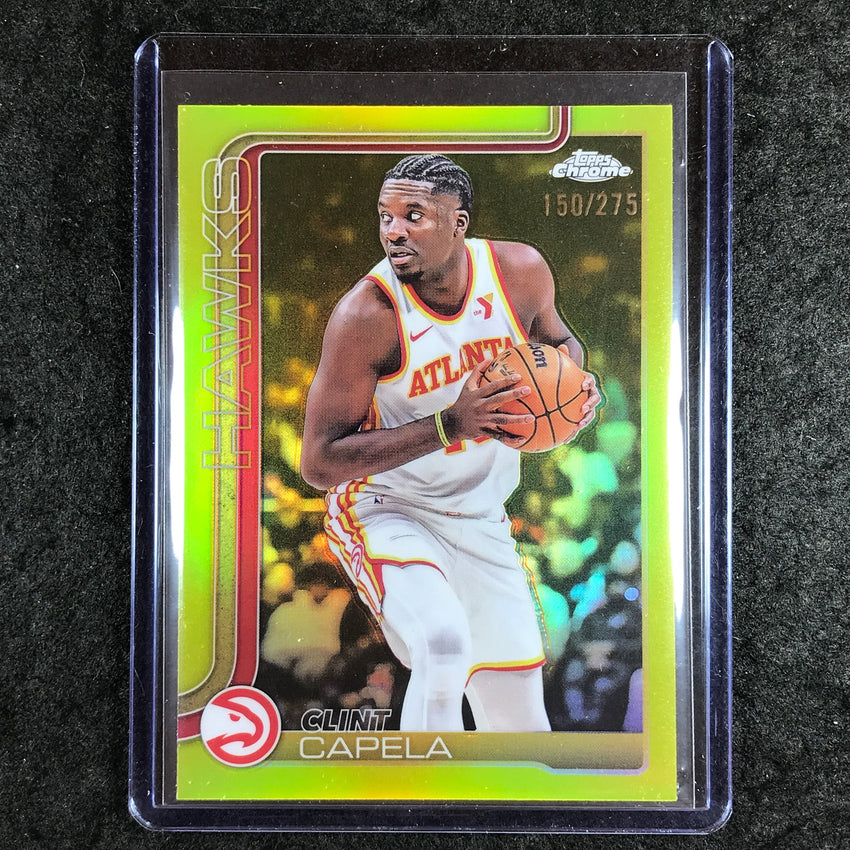 2025-26 Topps Chrome CLINT CAPELA Base Yellow 150/275 #81
