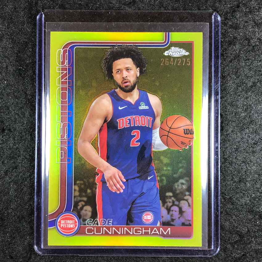 2025-26 Topps Chrome CADE CUNNINGHAM Base Yellow 264/275 #88