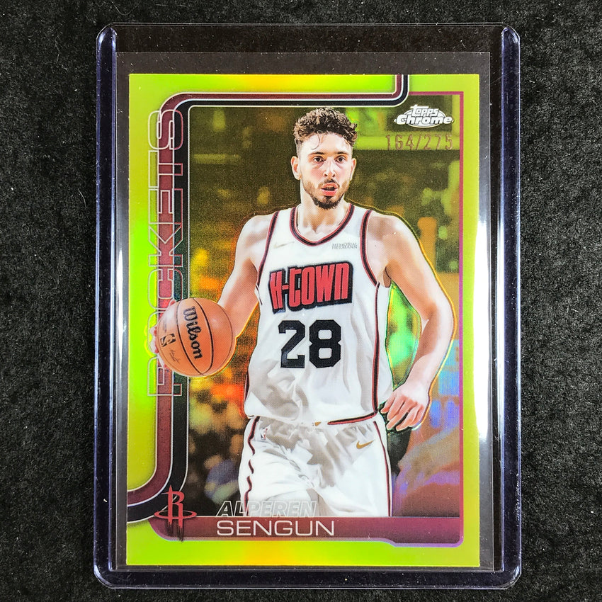 2025-26 Topps Chrome ALPEREN SENGUN Base Yellow 164/275 #98