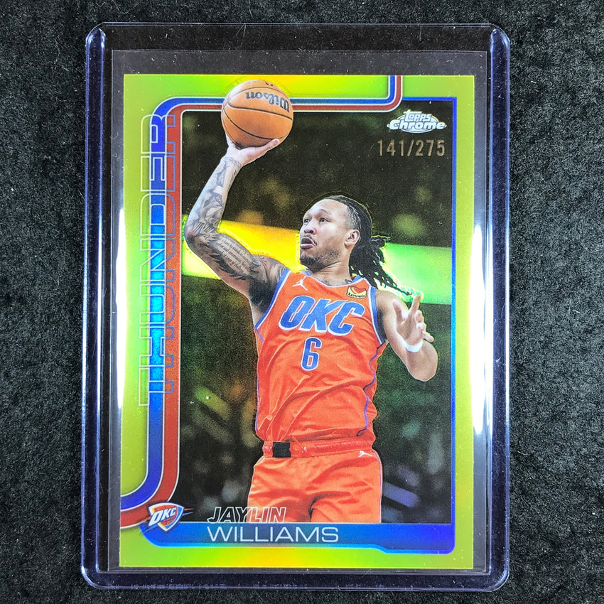 2025-26 Topps Chrome JAYLIN WILLIAMS Base Yellow 141/275 #105