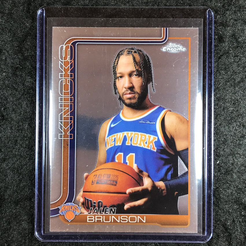 2025-26 Topps Chrome JALEN BRUNSON Base Variation #101