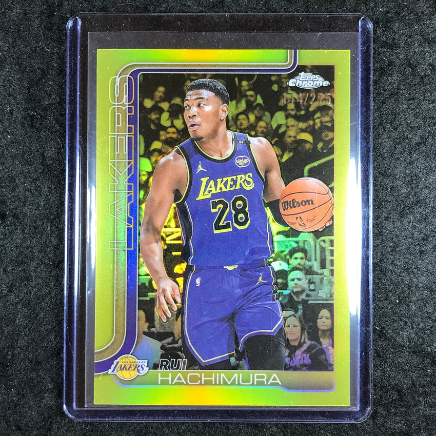 2025-26 Topps Chrome RUI HACHIMURA Base Yellow 114/275 #148