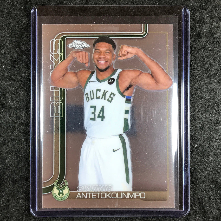 2025-26 Topps Chrome GIANNIS ANTETOKOUNMPO Base Variation #137
