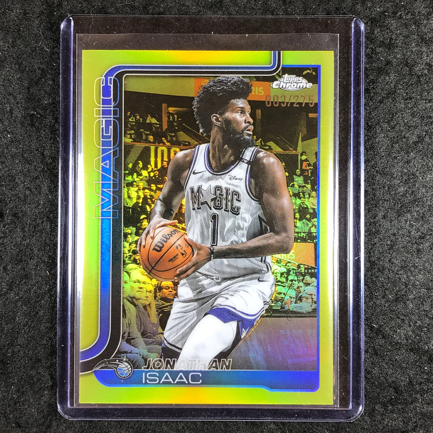 2025-26 Topps Chrome JONATHAN ISAAC Base Yellow 3/275 #167
