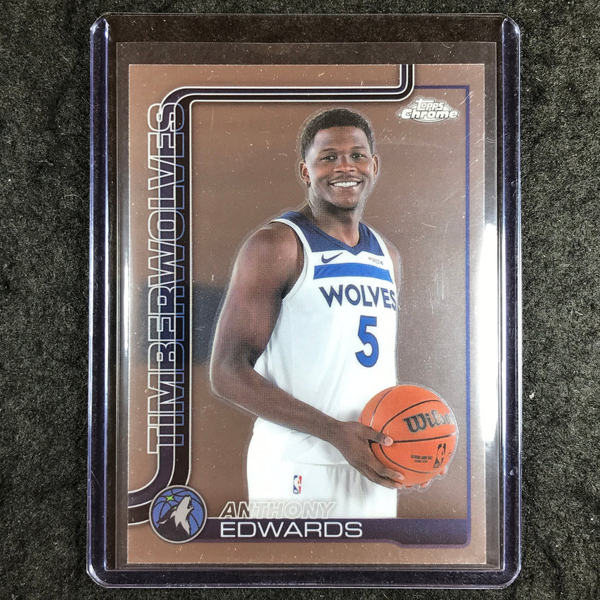 2025-26 Topps Chrome ANTHONY EDWARDS Base Variation #151
