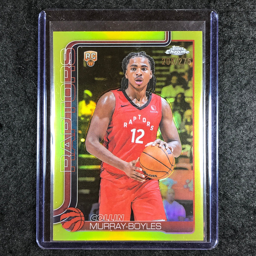 2025-26 Topps Chrome COLLIN MURRAY-BOYLES Rookie Base Yellow 208/275 #259