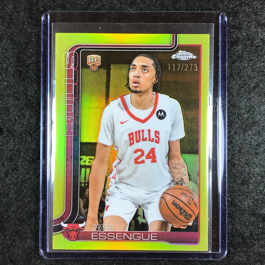 2025-26 Topps Chrome NOA ESSENGUE Rookie Base Yellow 117/275 #262