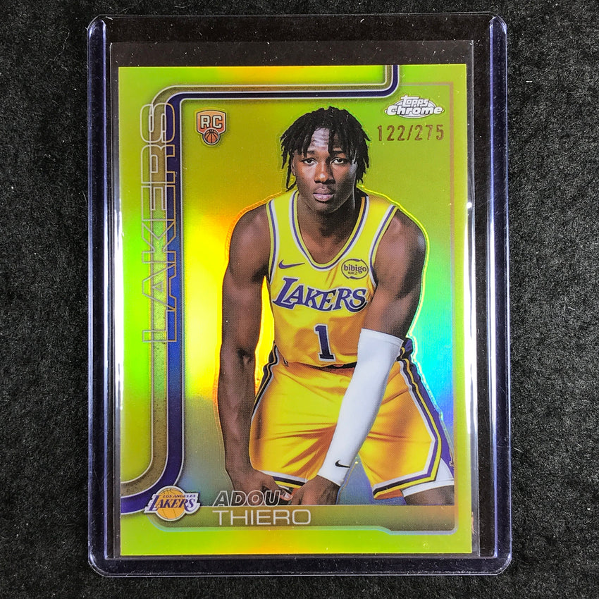 2025-26 Topps Chrome ADOU THIERO Rookie Base Yellow 122/275 #286