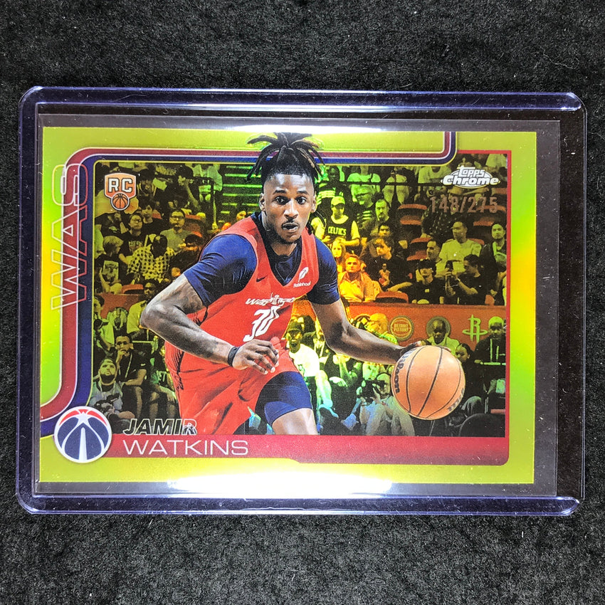 2025-26 Topps Chrome JAMIR WATKINS Rookie Base Yellow 148/275 #294