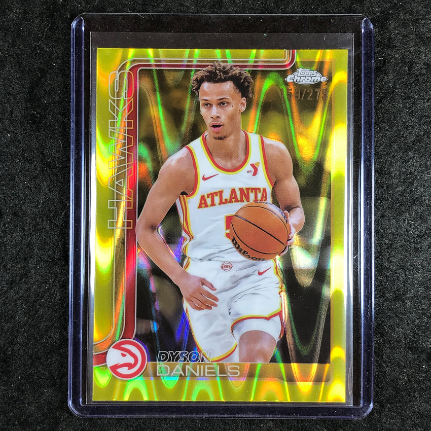 2025-26 Topps Chrome DYSON DANIELS Base Yellow RayWave 159/275 #68