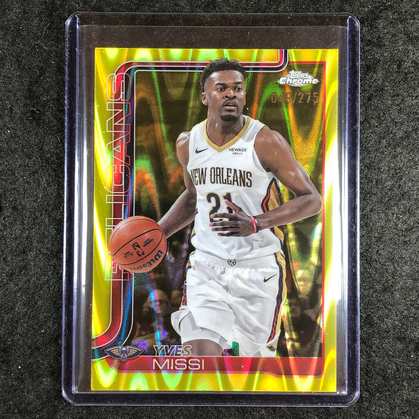 2025-26 Topps Chrome YVES MISSI Base Yellow RayWave 49/275 #102