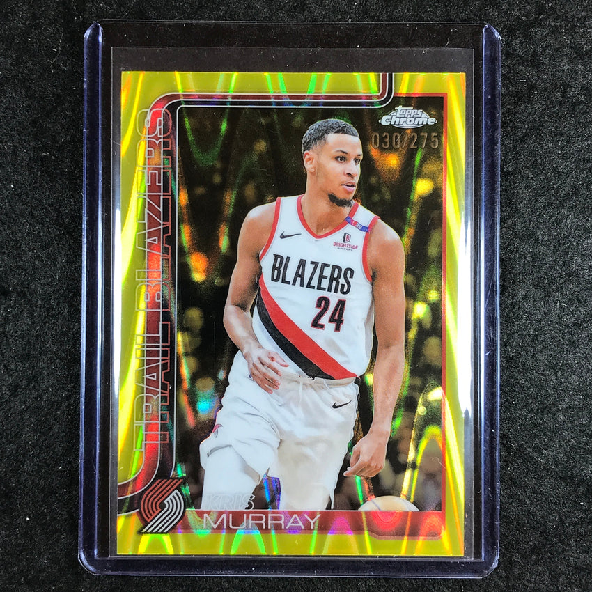 2025-26 Topps Chrome KRIS MURRAY Base Yellow RayWave 30/275 #217