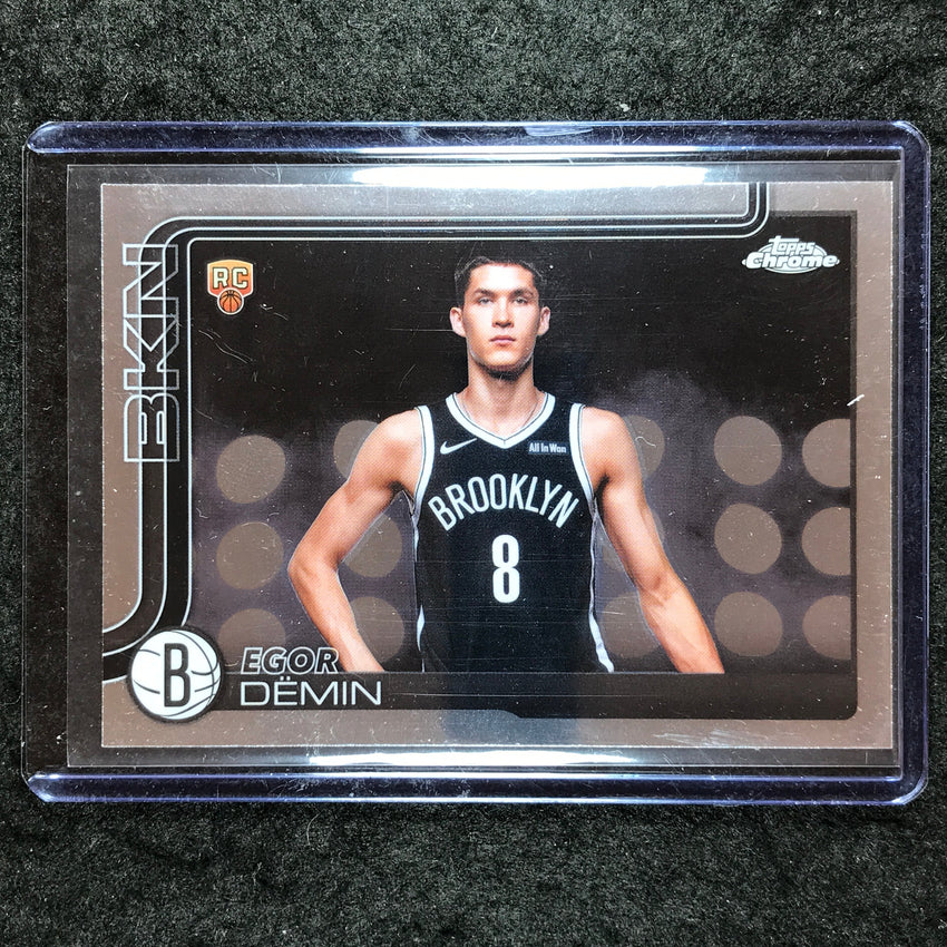 2025-26 Topps Chrome EGOR DEMIN Rookie Base Variation #258