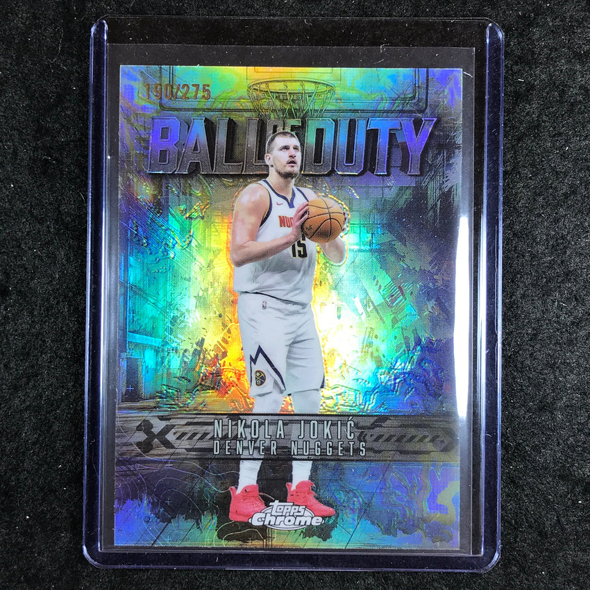 2025-26 Topps Chrome NIKOLA JOKIC Ball of Duty Yellow 190/275 #3