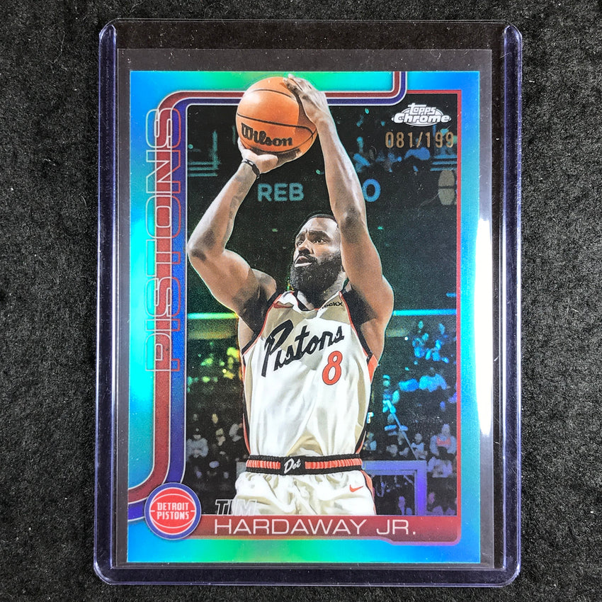 2025-26 Topps Chrome TIM HARDAWAY JR. Base Aqua 81/199 #7