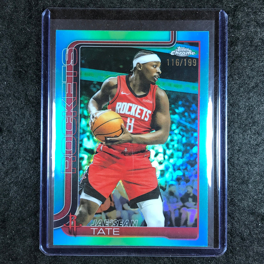 2025-26 Topps Chrome JAE'SEAN TATE Base Aqua 116/199 #59