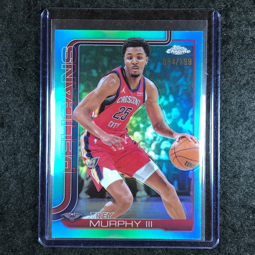 2025-26 Topps Chrome TREY MURPHY III Base Aqua 84/199 #104