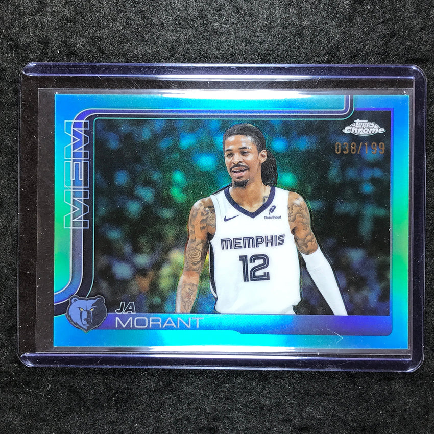 2025-26 Topps Chrome JA MORANT Base Aqua 38/199 #158