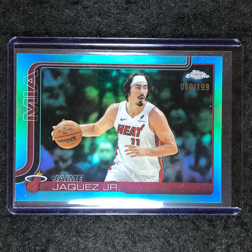 2025-26 Topps Chrome JAIME JAQUEZ JR. Base Aqua 60/199 #161