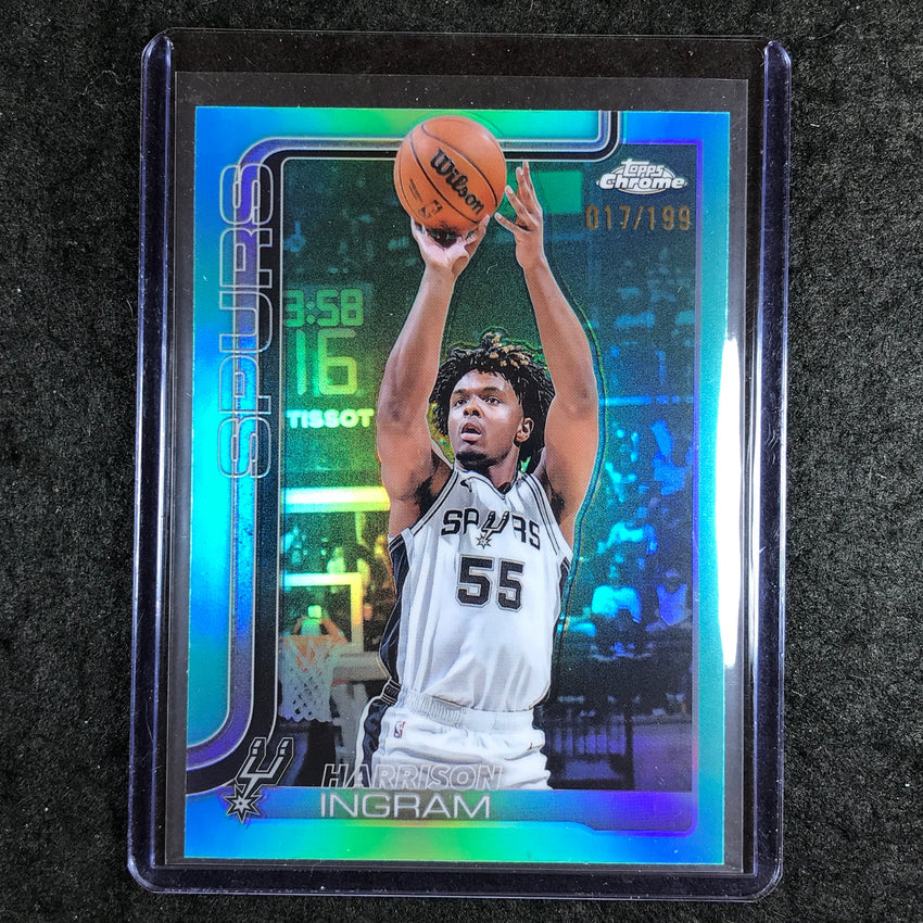 2025-26 Topps Chrome HARRISON INGRAM Base Aqua 17/199 #222