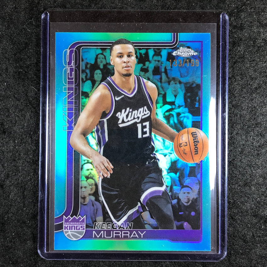 2025-26 Topps Chrome KEEGAN MURRAY Base Aqua 133/199 #227