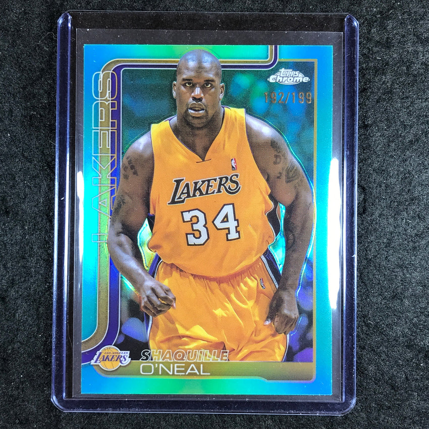 2025-26 Topps Chrome SHAQUILLE O'NEAL Base Aqua 192/199 #242