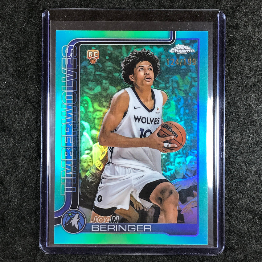 2025-26 Topps Chrome JOAN BERINGER Rookie Base Aqua 124/199 #267