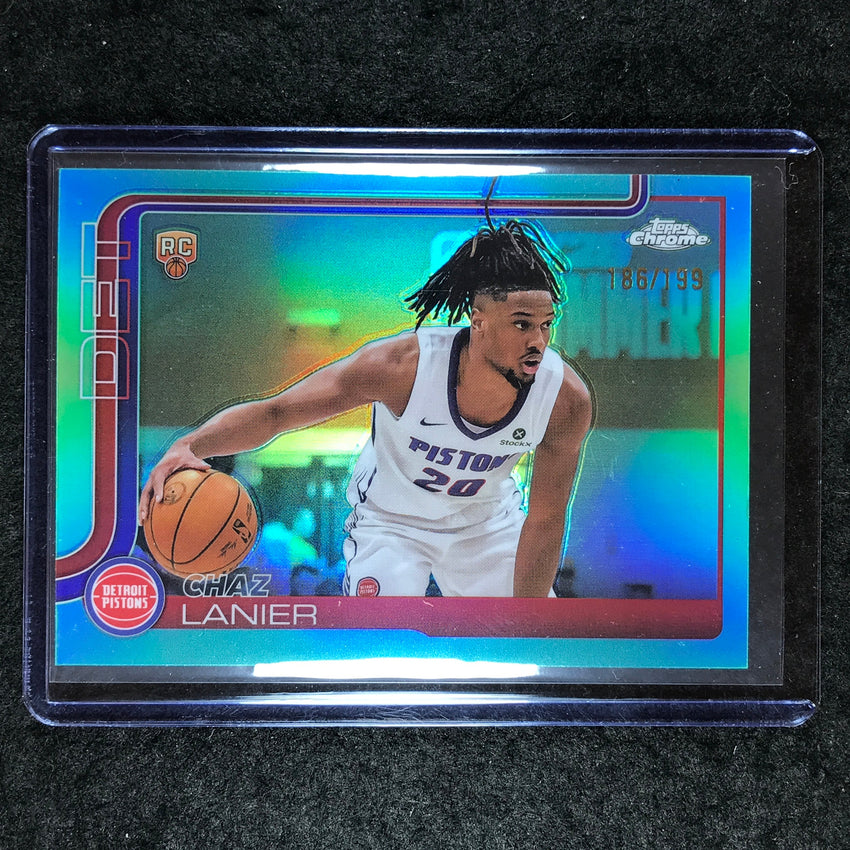 2025-26 Topps Chrome CHAZ LANIER Rookie Base Aqua 186/199 #288