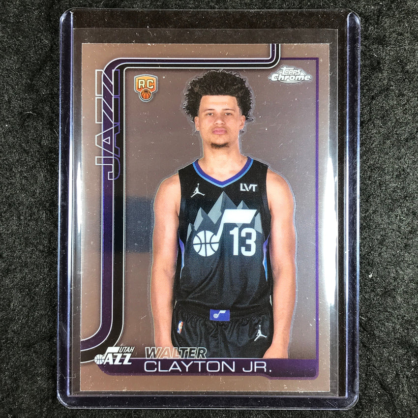 2025-26 Topps Chrome WALTER CLAYTON JR. Rookie Base Variation #268