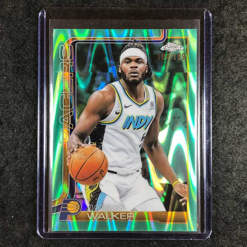 2025-26 Topps Chrome JARACE WALKER Base Aqua RayWave 104/199 #53