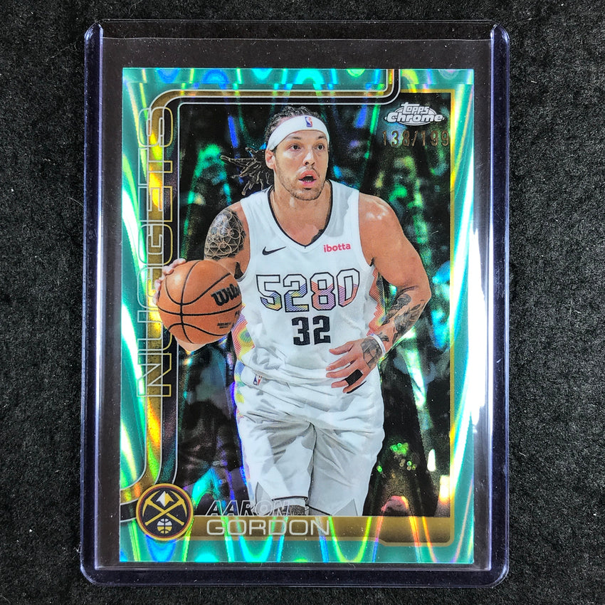 2025-26 Topps Chrome AARON GORDON Base Aqua RayWave 138/199 #100