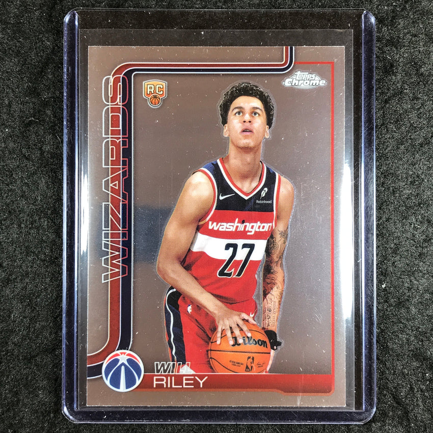 2025-26 Topps Chrome WILL RILEY Rookie Base Variation #271