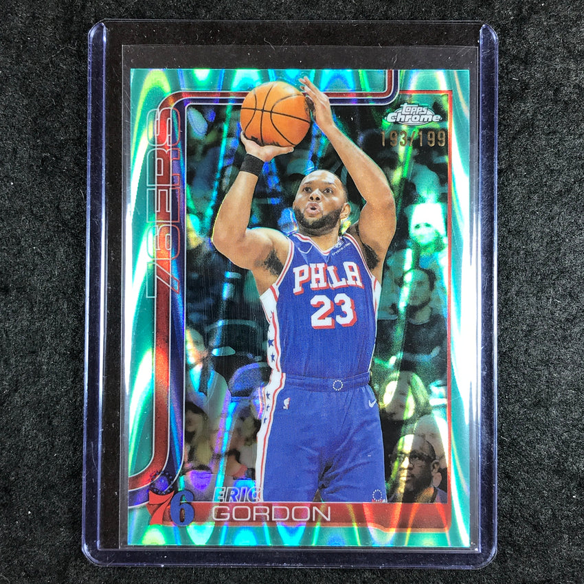 2025-26 Topps Chrome ERIC GORDON Base Aqua RayWave 193/199 #184
