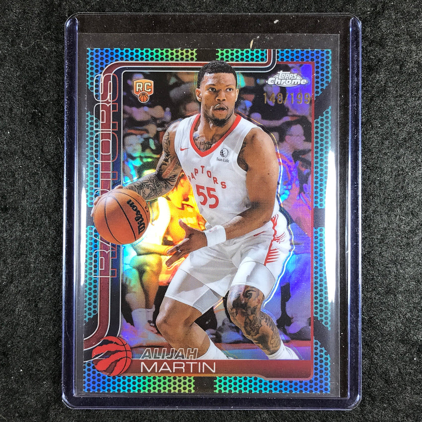 2025-26 Topps Chrome ALIJAH MARTIN Rookie Base Aqua Basketball 148/199 #290