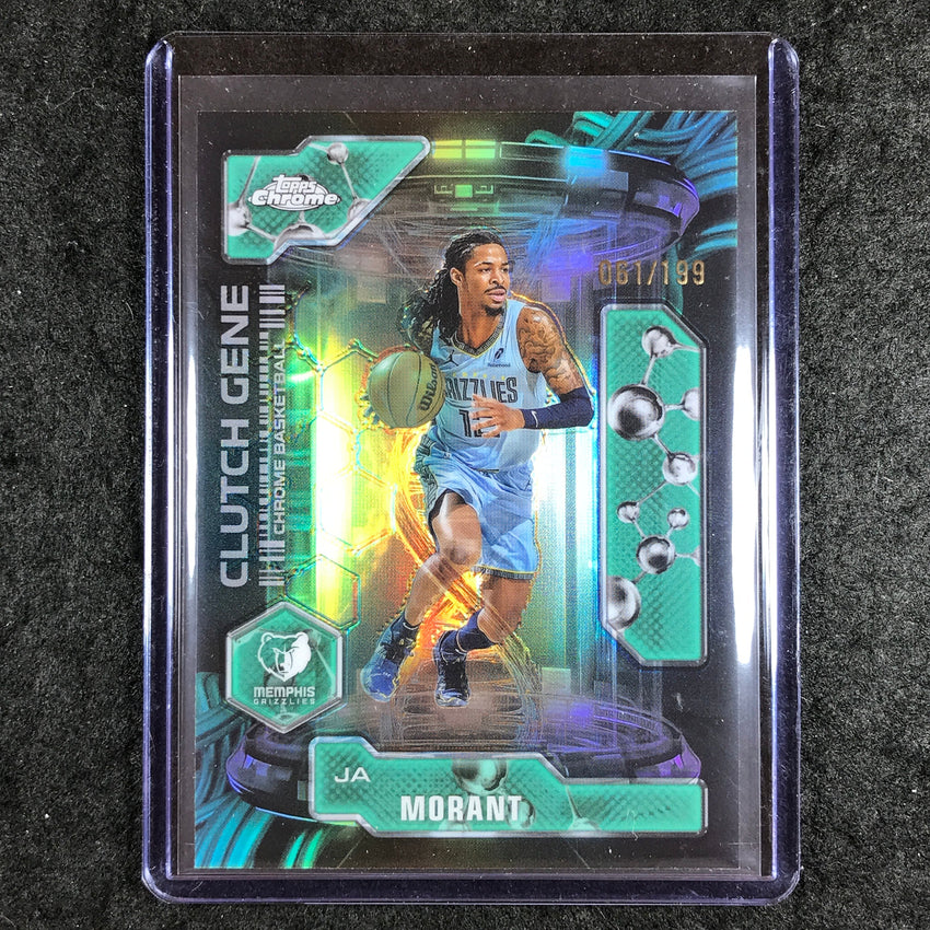 2025-26 Topps Chrome JA MORANT Clutch Gene Aqua 61/199 #16