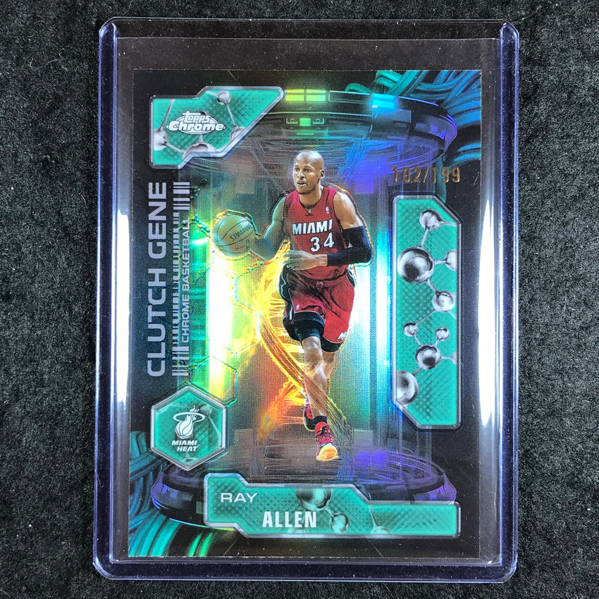 2025-26 Topps Chrome RAY ALLEN Clutch Gene Aqua 102/199 #23