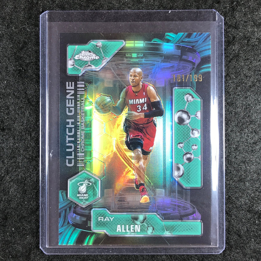 2025-26 Topps Chrome RAY ALLEN Clutch Gene Aqua 181/199 #23