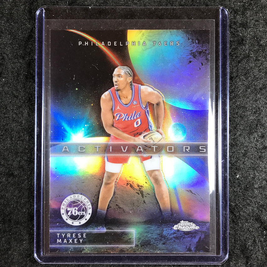 2025-26 Topps Chrome TYRESE MAXEY Activators Refractor #6