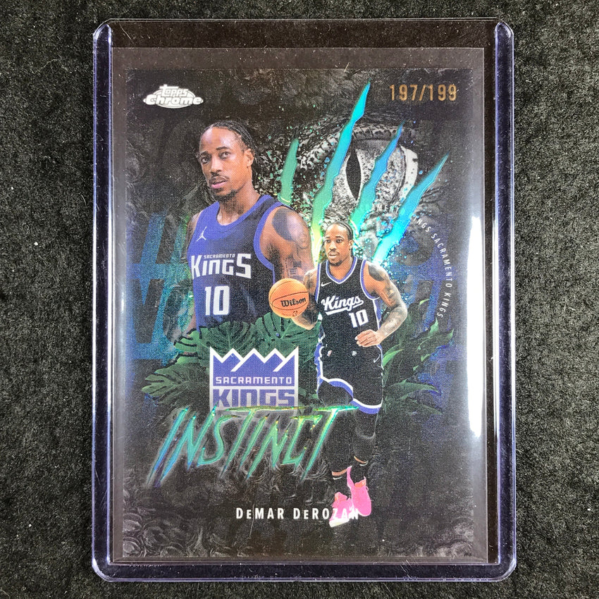 2025-26 Topps Chrome DEMAR DEROZAN Instinct Aqua 197/199 #8