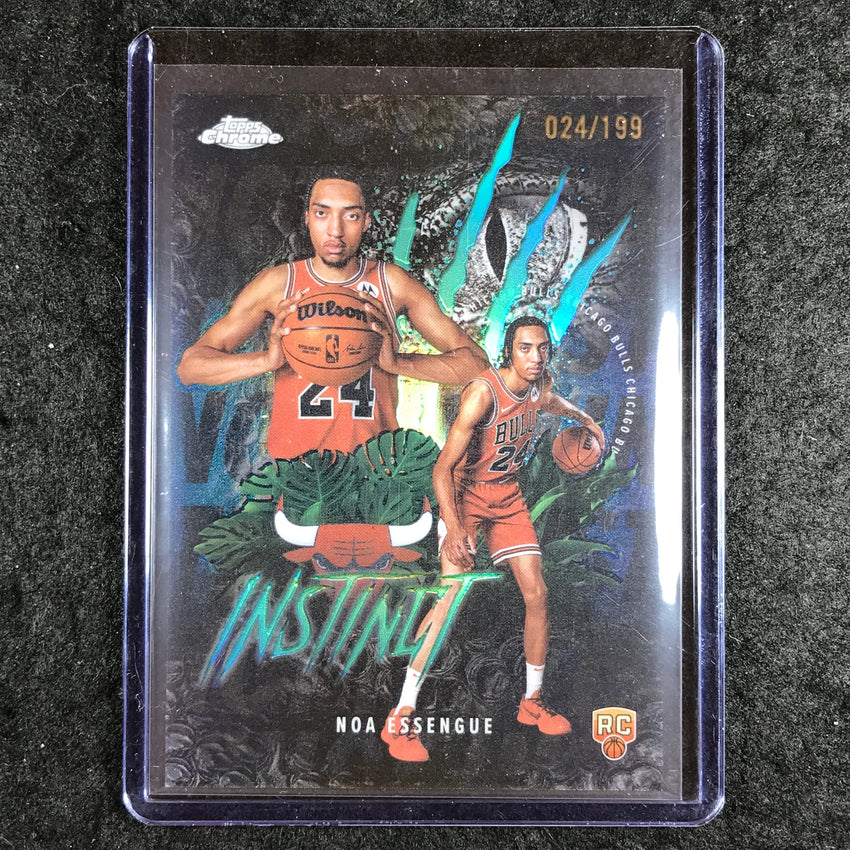 2025-26 Topps Chrome NOA ESSENGUE Instinct Rookie Aqua 24/199 #20