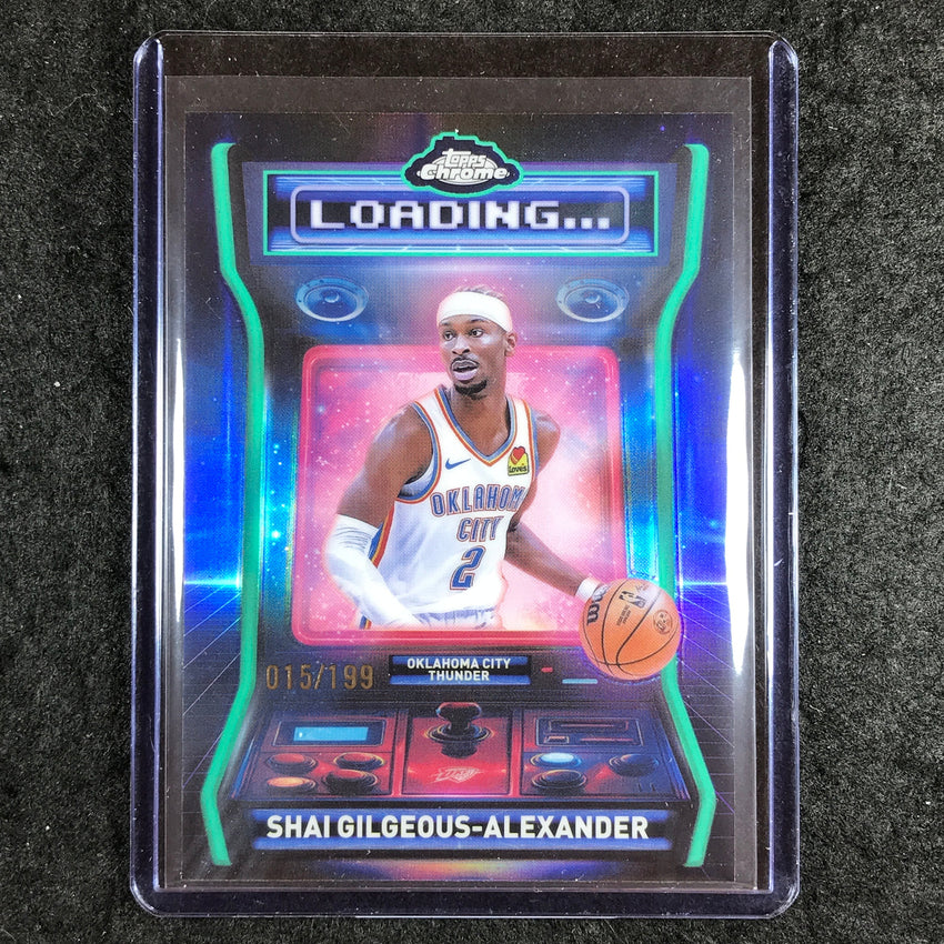 2025-26 Topps Chrome SHAI GILGEOUS-ALEXANDER Loading Aqua 15/199 #1