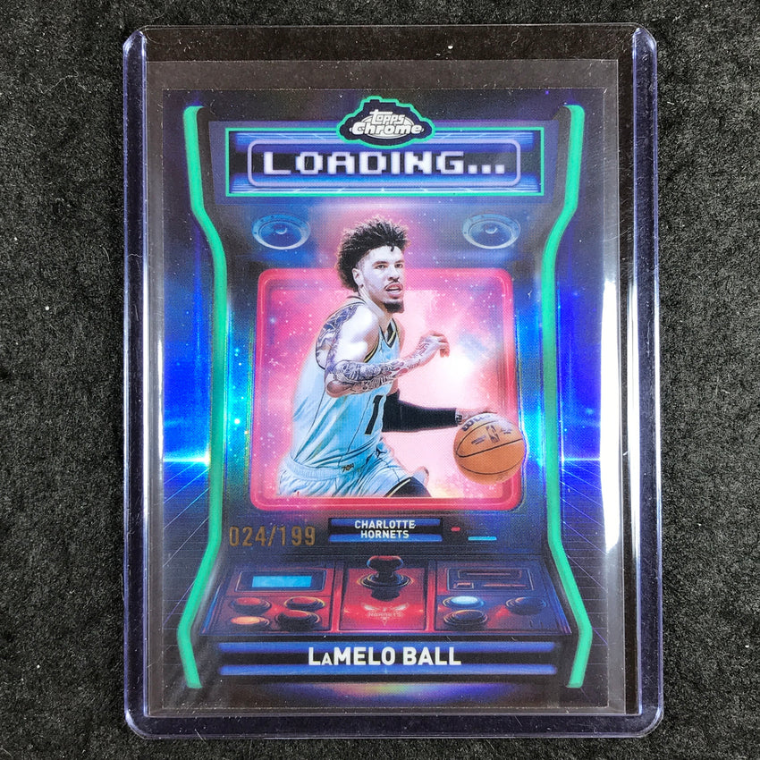 2025-26 Topps Chrome LAMELO BALL Loading Aqua 24/199 #8