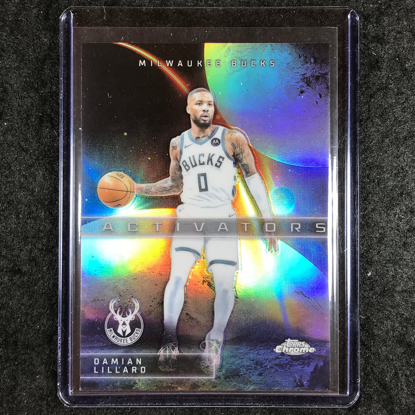 2025-26 Topps Chrome DAMIAN LILLARD Activators Refractor #9