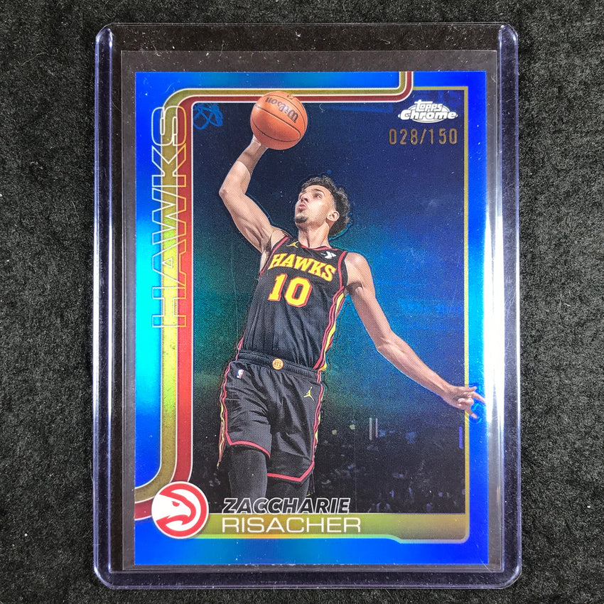2025-26 Topps Chrome ZACCHARIE RISACHER Base Blue 28/150 #2