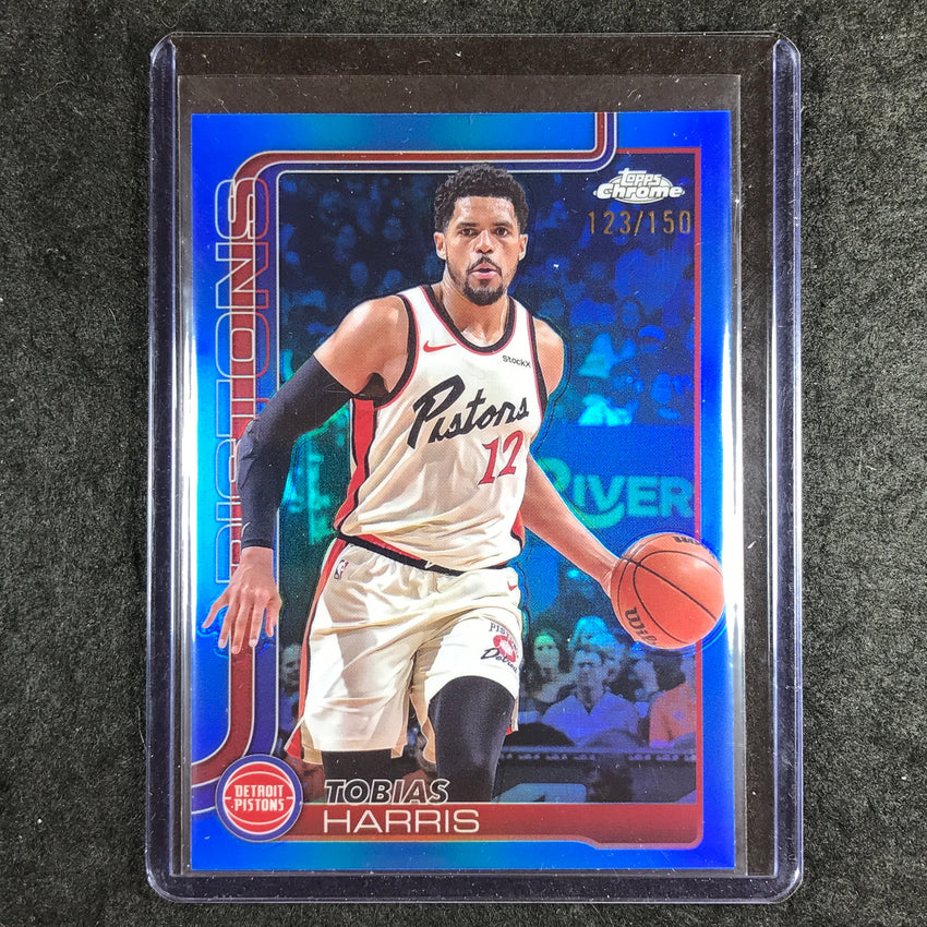 2025-26 Topps Chrome TOBIAS HARRIS Base Blue 123/150 #6