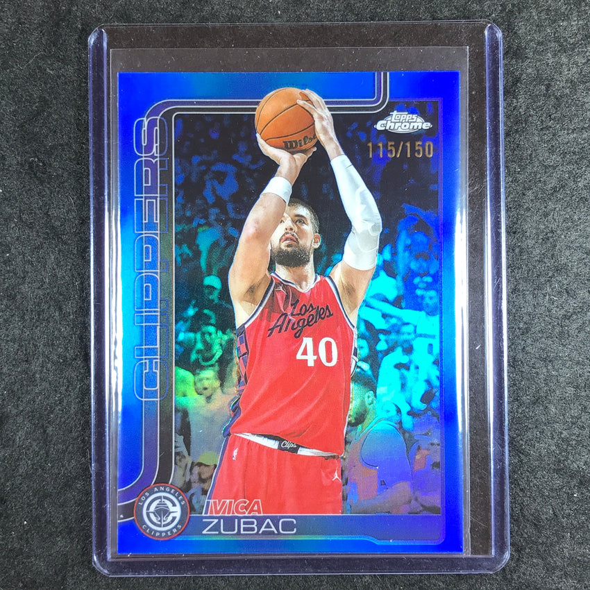 2025-26 Topps Chrome IVICA ZUBAC Base Blue 115/150 #63