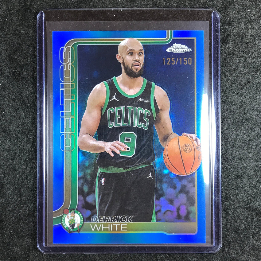 2025-26 Topps Chrome DERRICK WHITE Base Blue 125/150 #71