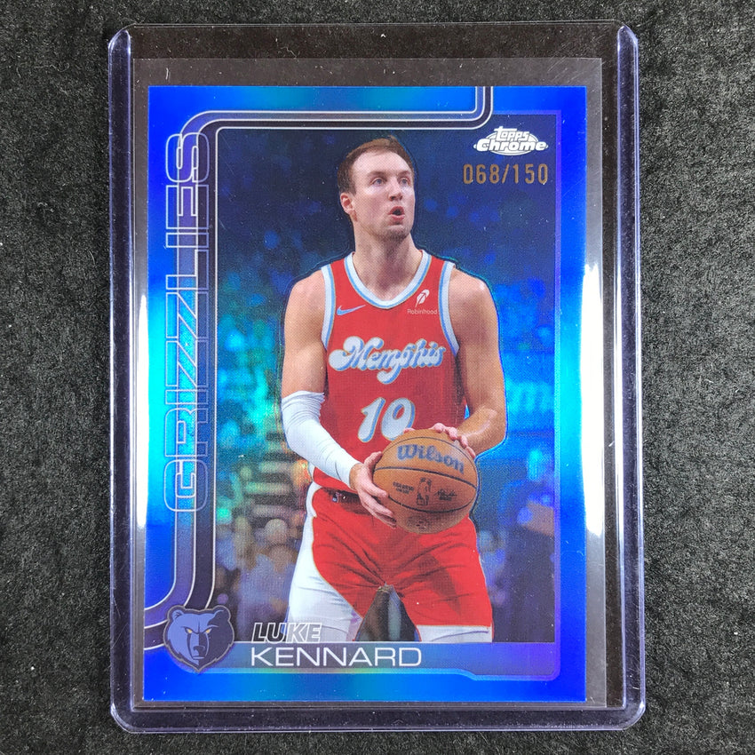 2025-26 Topps Chrome LUKE KENNARD Base Blue 68/150 #117