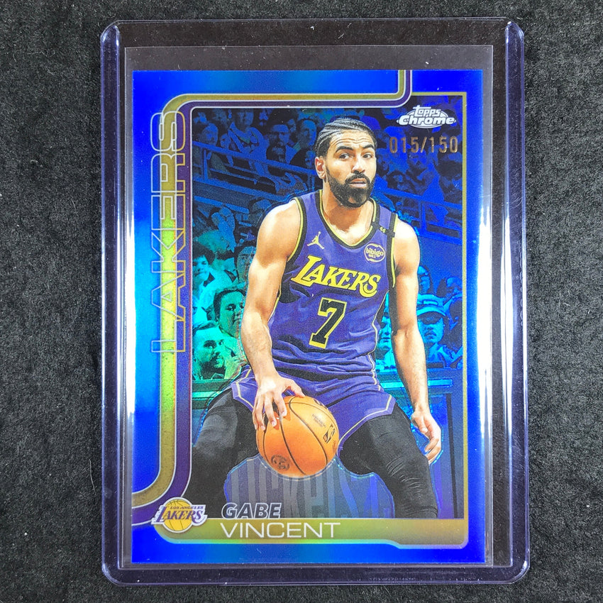2025-26 Topps Chrome GABE VINCENT Base Blue 15/150 #119