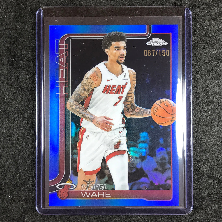 2025-26 Topps Chrome KEL'EL WARE Base Blue 67/150 #129